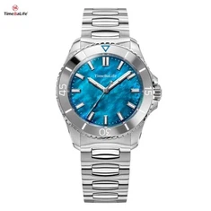 Natural Mother of Pearl Dial Men's Luxury Watch Factory anpassad