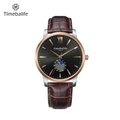 Plating Män Moonphase Watch