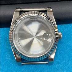 36 mm klockfodral härdat mineralkristallglas