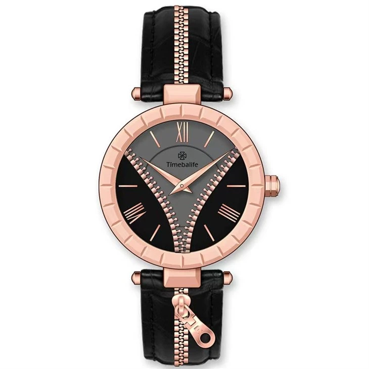 Zipper Design Quartz Watch
