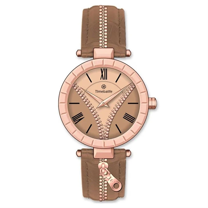 Zipper Design Quartz Watch